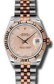 Rolex Часы Rolex Datejust Ladies 178271 pchdj Steel and Everose Gold
