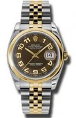 Rolex Часы Rolex Datejust 116203 braj Steel and Yellow Gold