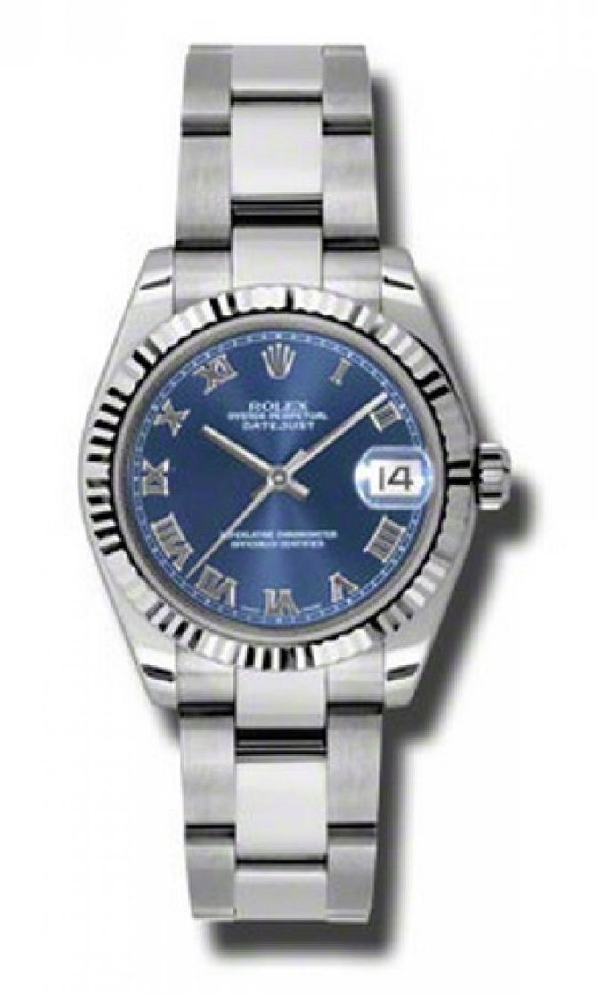 Rolex 178274 blro Datejust Ladies Steel and White Gold - фото 1