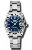 Rolex Часы Rolex Datejust Ladies 178274 blso Steel and White Gold