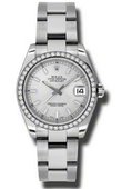 Rolex Datejust Ladies 178384 sio Steel and White Gold