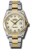 Rolex Часы Rolex Datejust 116203 ijao Steel and Yellow Gold