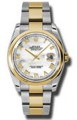 Rolex Часы Rolex Datejust 116203 mro Steel and Yellow Gold