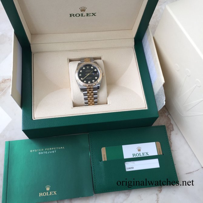 Rolex 116233 bkdj Datejust Steel and Yellow Gold - фото 2