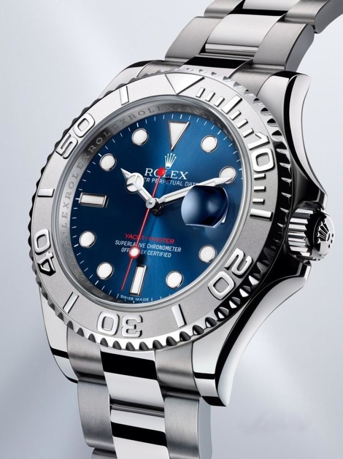 Rolex 116622 Blue Yacht Master II 40mm Platinum and Steel - фото 5