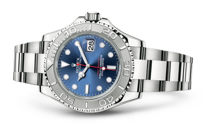 Rolex 116622 Blue Yacht Master II 40mm Platinum and Steel - фото 3