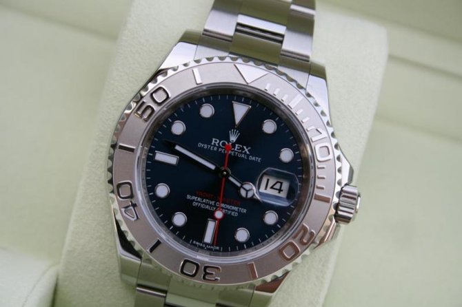 Rolex 116622 Blue Yacht Master II 40mm Platinum and Steel - фото 7