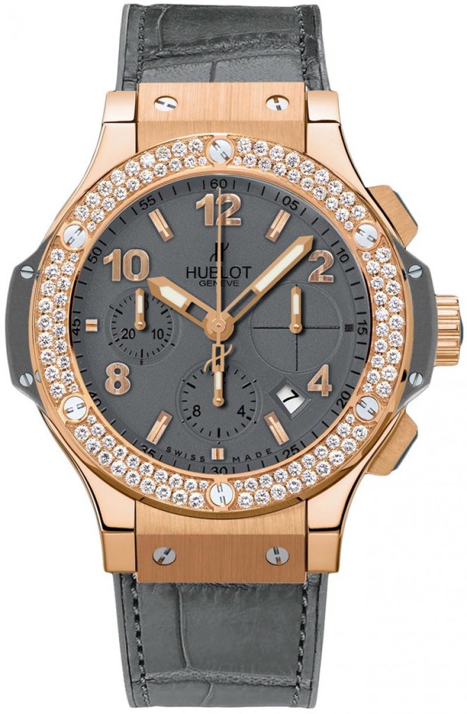 Hublot 341.PT.5010.LR.1104 Big Bang 41mm Earl Gray Diamonds