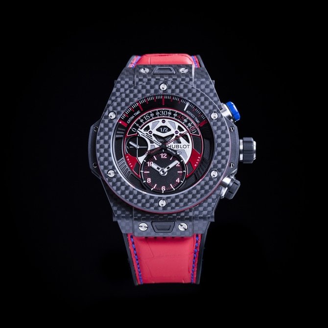 Hublot 413.QX.1123.GR.BYM15 Big Bang Unico Chronograph Retrograde FC Bayern München - фото 2