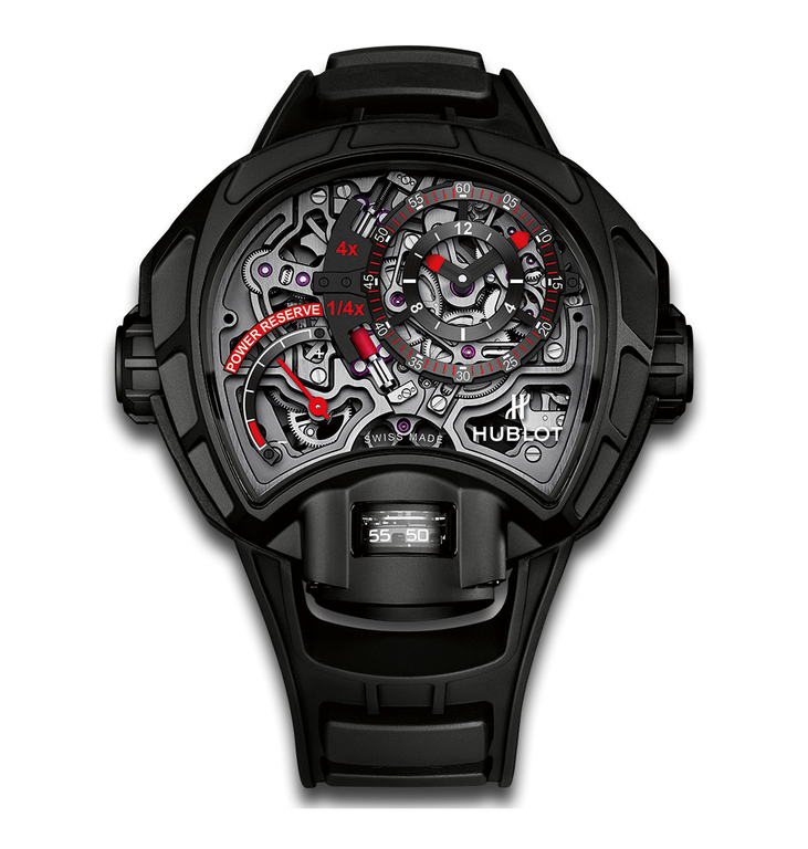 912.ND.0123.RX Hublot MP-12 Key Of Time Skeleton All Black Masterpieces