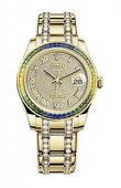 Rolex Datejust 86348SABLV Paved With 455 Diamonds Pearlmaster 39 mm Yelow Gold 2015