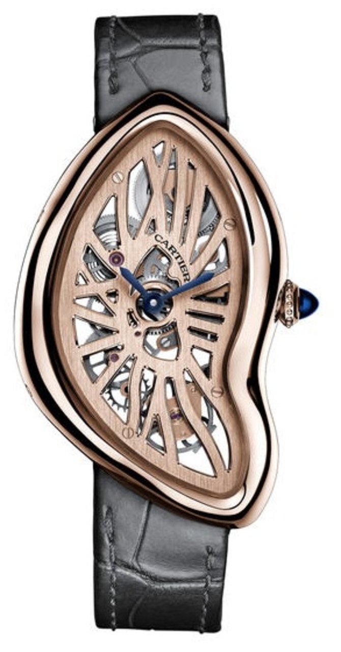 Cartier WHCH0006 Calibre de Cartier Crash Skeleton Rose Gold