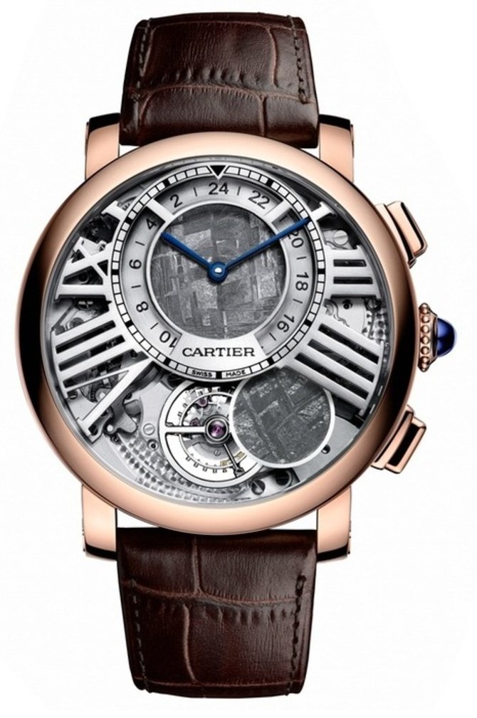 Cartier WHRO0013 Rotonde De Cartier Earth And Moon Meteorite 47 mm