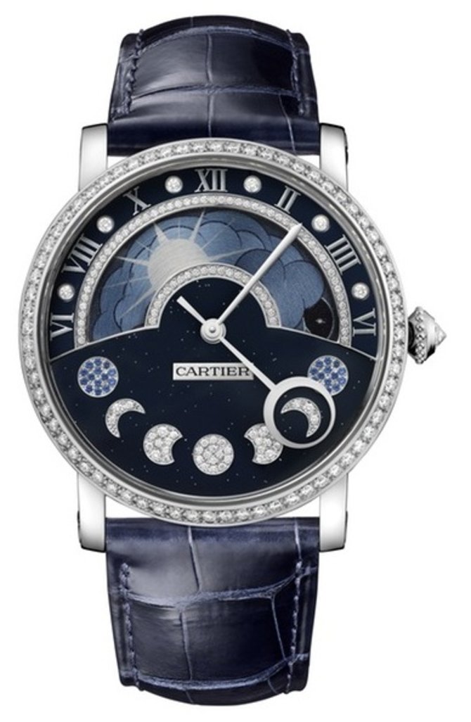 Cartier HPI01009 Rotonde De Cartier Day / Night Retrograde Moon Phases Diamonds - фото 1