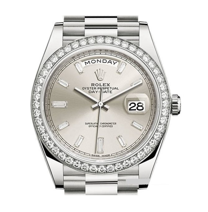 Rolex 228349RBR-0001 Day-Date 40 mm White Gold Diamonds