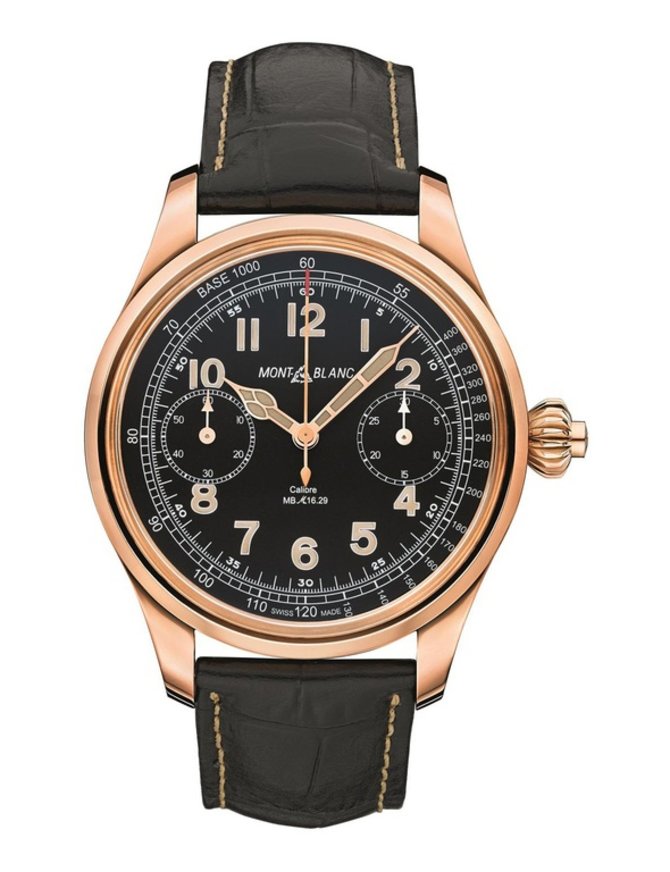 Montblanc 112637 Villeret 1858 Chronograph Tachymeter Limited Edition