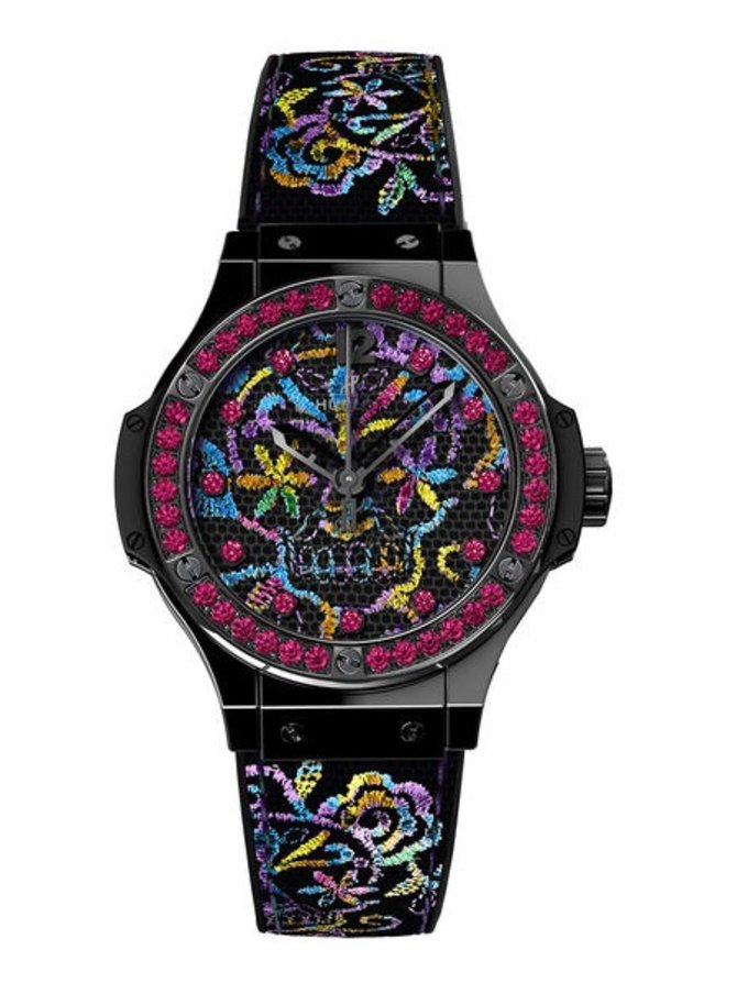 Hublot 343.CS.6599.NR.1213 Big Bang 41mm Ladies Broderie Sugar Skull - фото 1