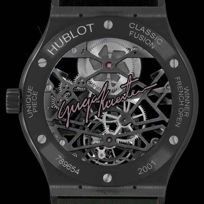Hublot 505.CS.0120.LR.GUG15 Classic Fusion Tourbillon Skeleton Guga Kuerten - фото 2