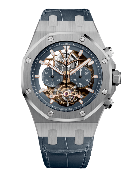 26347PT.OO.D315CR.01 Audemars Piguet Tourbillon Chronograph Openworked Royal Oak