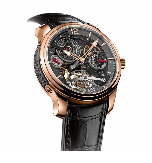 Double Tourbillon 30° Technique Bi-Color Greubel Forsey Red Gold Double Tourbillon 30°