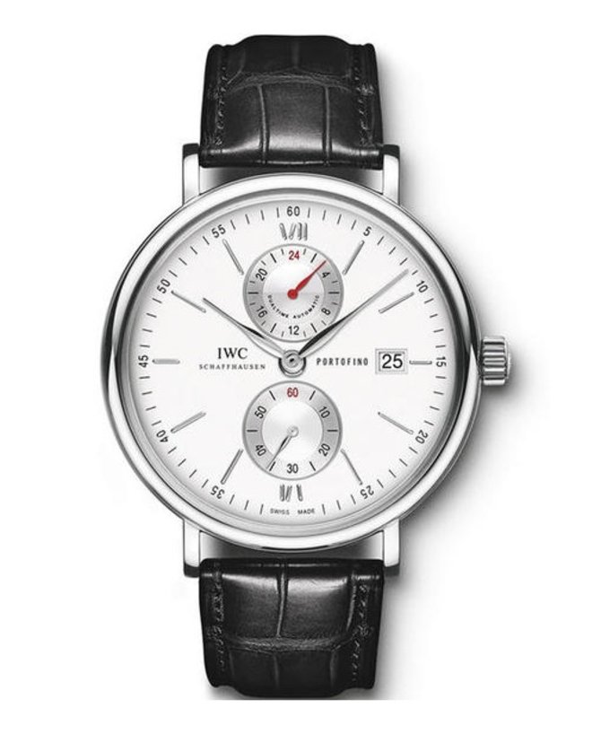 IWC Dual Time Steel Portofino 45 mm