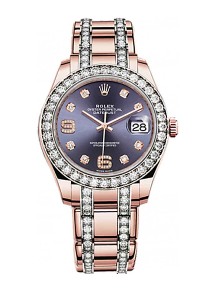 Rolex 86285-0003 Datejust Pearlmaster Everose Gold 39 mm