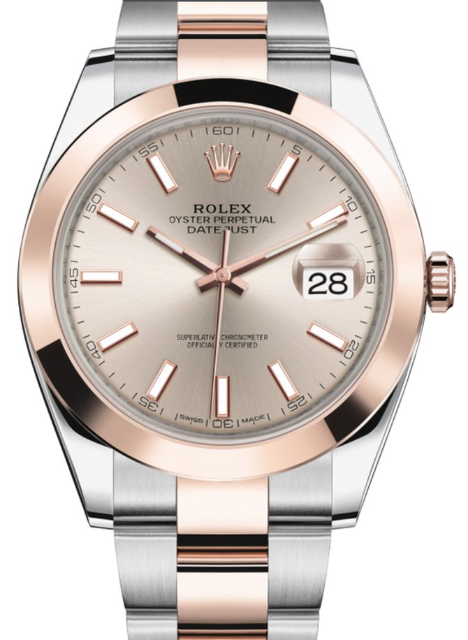 Rolex 126301-0009 Datejust 41 mm Steel and Everose Gold