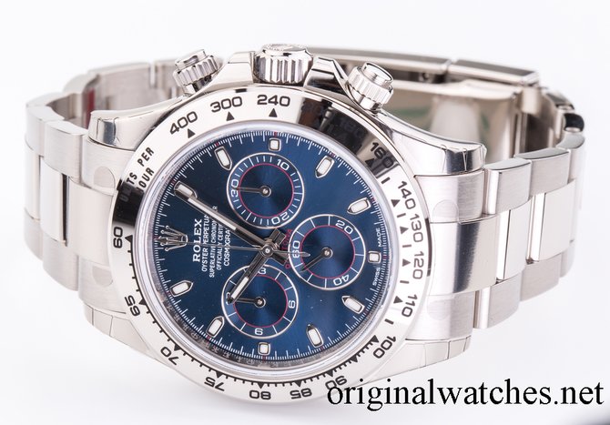 Rolex 116509-0071 Daytona Cosmograph White Gold Blue Dial - фото 10