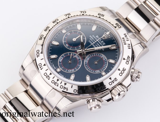Rolex 116509-0071 Daytona Cosmograph White Gold Blue Dial - фото 11