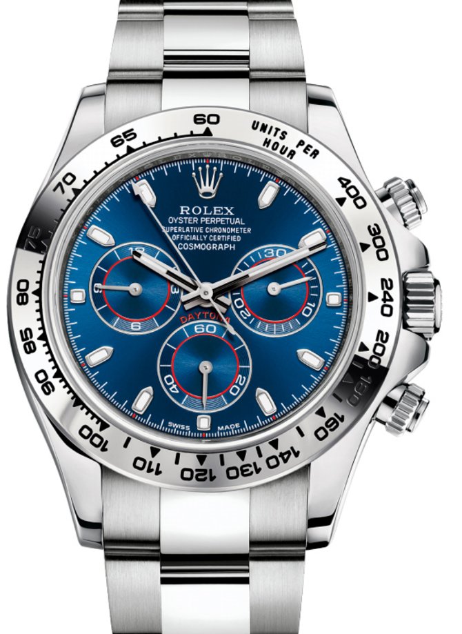 Rolex 116509-0071 Daytona Cosmograph White Gold Blue Dial - фото 1