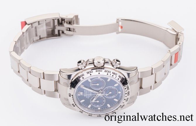 Rolex 116509-0071 Daytona Cosmograph White Gold Blue Dial - фото 13