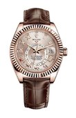 Rolex Часы Rolex Sky-Dweller 326135 Sundust Roman 42 mm Everose Gold
