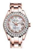 Rolex Datejust Ladies 80285-0013 Pearlmaster Everose Gold 29 mm