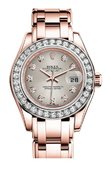 Rolex Datejust Ladies 80285-0021 Pearlmaster Everose Gold 29 mm