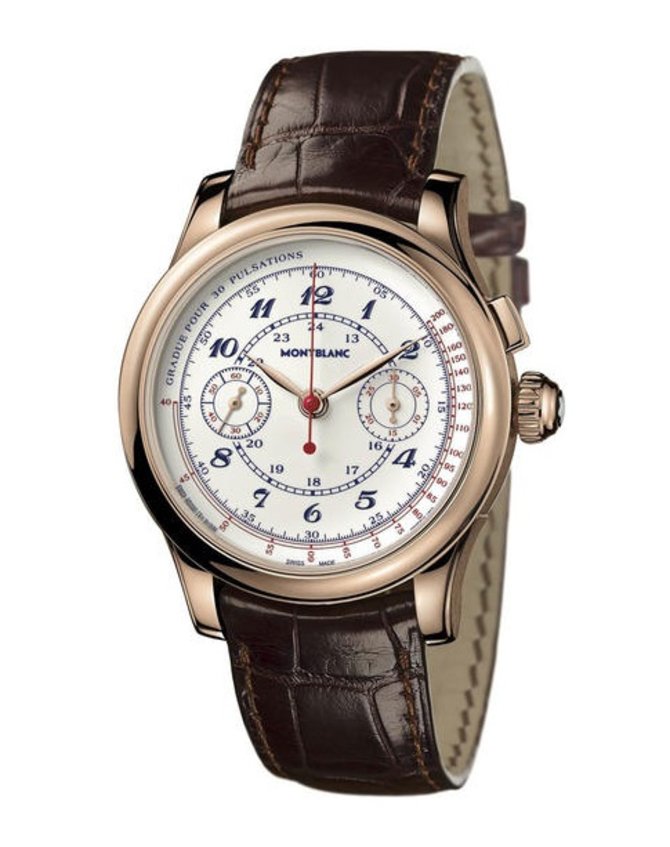 Montblanc Vintage Pulsograph for Only Watch Unique Piece Villeret 1858 Red Gold