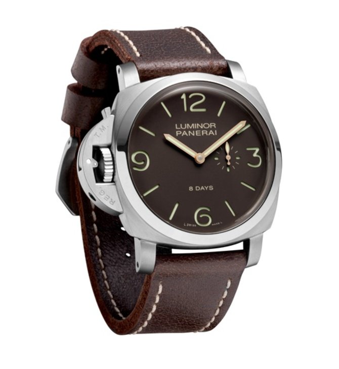 Officine Panerai PAM00368 Luminor Left-Handed 8 Days Titanio