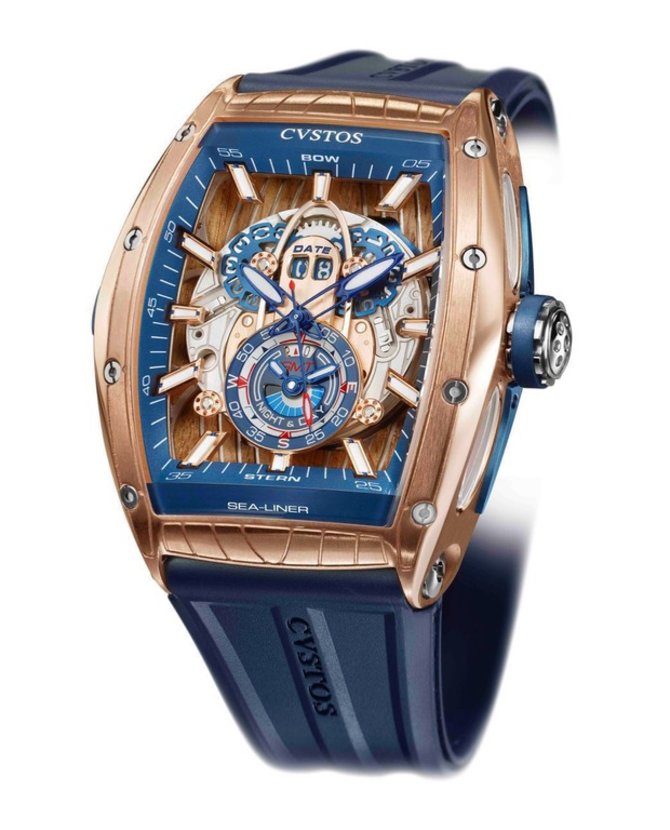 Cvstos Challenge Sea Liner GMT Pink Gold Challenge 41 mm