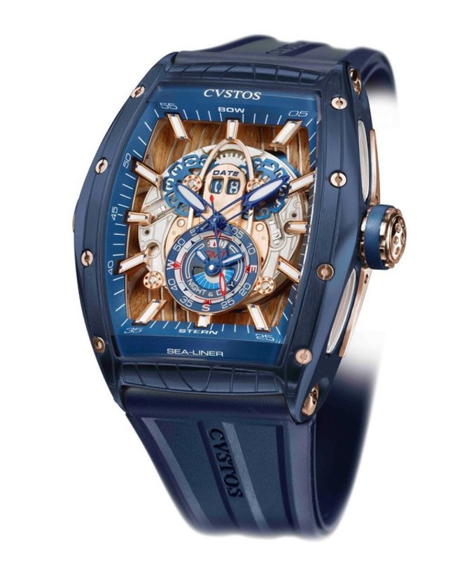 Cvstos Challenge Sea Liner GMT Steel Bicolor Challenge 41 mm - фото 1