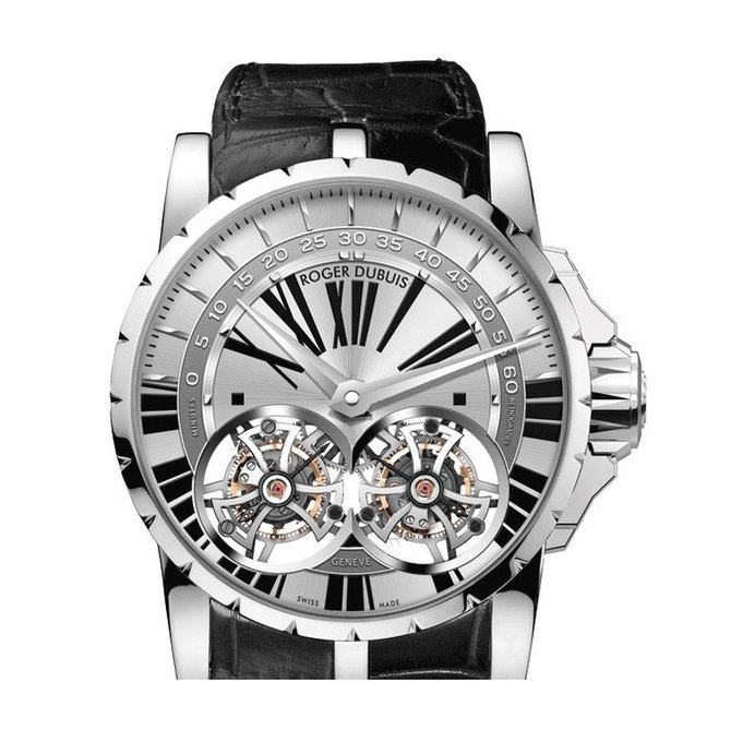 Roger Dubuis EX45-01-80-00/0RR00/B Excalibur Double Flying Tourbillon