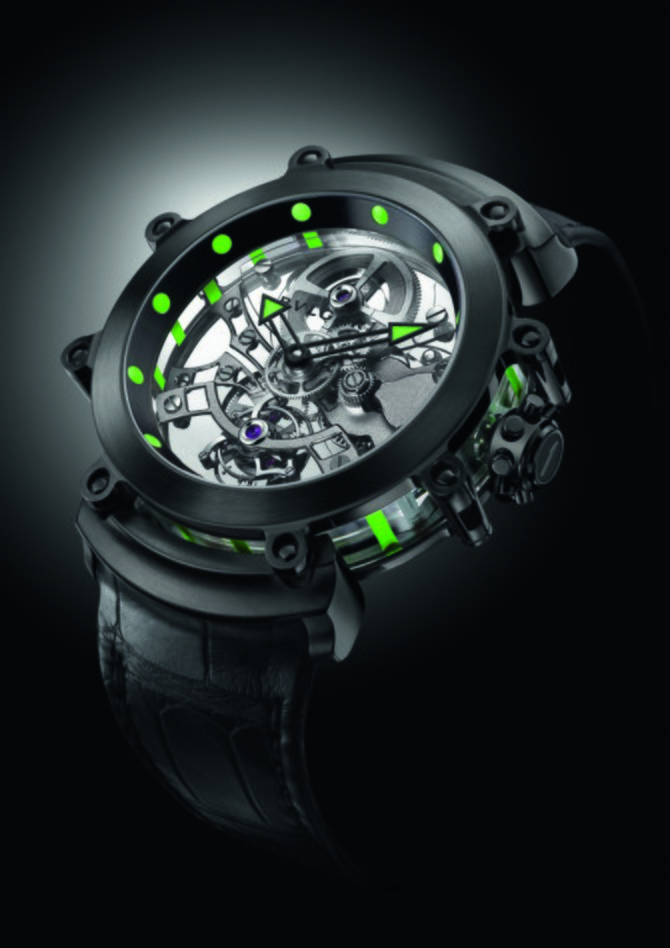 Bvlgari BGG 53 TI TB Bvlgari Tourbillon Saphir Ultranero - фото 2