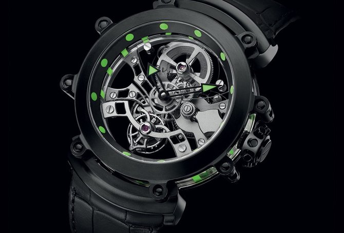 Bvlgari BGG 53 TI TB Bvlgari Tourbillon Saphir Ultranero - фото 5