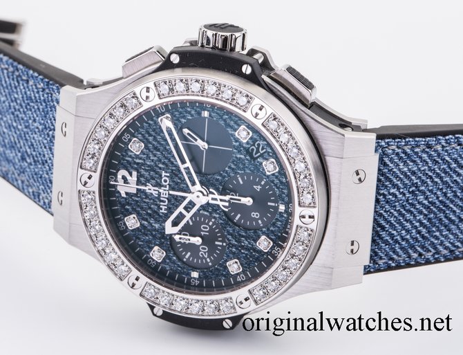 Hublot 341.SX.2770.NR.1204.JEANS Big Bang 41mm Ladies Jeans Steel Diamonds - фото 4