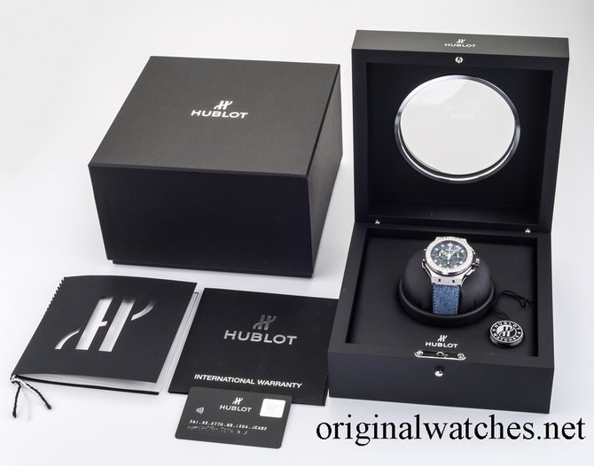 Hublot 341.SX.2770.NR.1204.JEANS Big Bang 41mm Ladies Jeans Steel Diamonds - фото 6