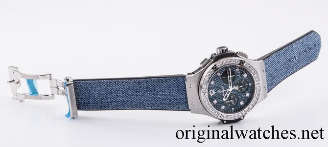 Hublot 341.SX.2770.NR.1204.JEANS Big Bang 41mm Ladies Jeans Steel Diamonds - фото 7