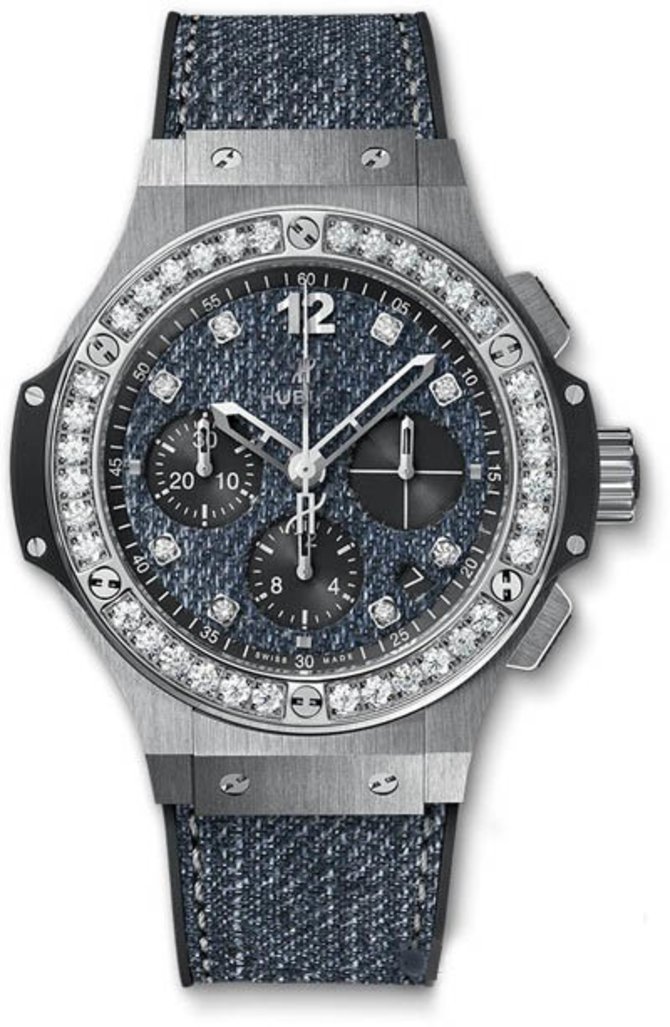 Hublot 341.SX.2770.NR.1204.JEANS Big Bang 41mm Ladies Jeans Steel Diamonds - фото 1