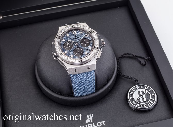 Hublot 341.SX.2770.NR.1204.JEANS Big Bang 41mm Ladies Jeans Steel Diamonds - фото 10