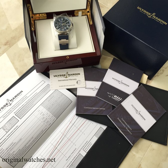 Ulysse Nardin 1533-150-3/43 Marine Manufacture Chronograph Annual Calendar - фото 2