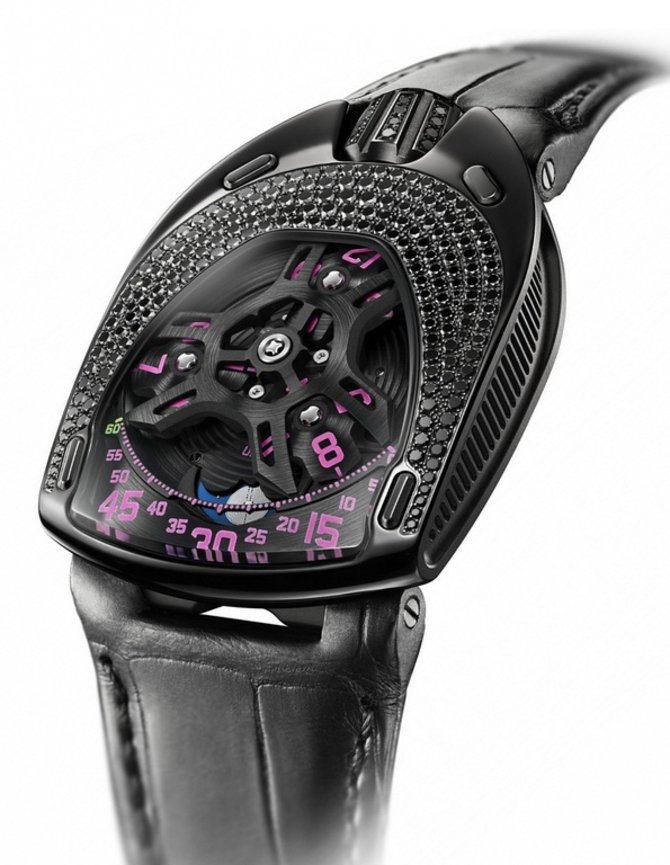 Urwerk UR-106 Black Pink UR-105 Stainless Steel