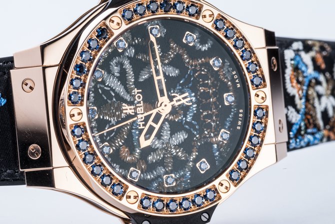 Hublot 343.PS.6599.NR.1201 Big Bang 41mm Ladies Broderie Sugar Skull Gold - фото 6
