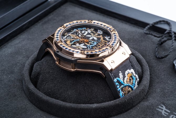 Hublot 343.PS.6599.NR.1201 Big Bang 41mm Ladies Broderie Sugar Skull Gold - фото 13